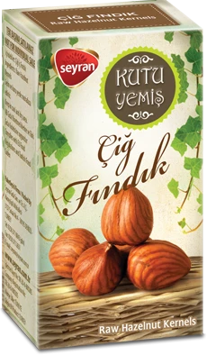 Kutuyemiş Çiğ Fındık paketi