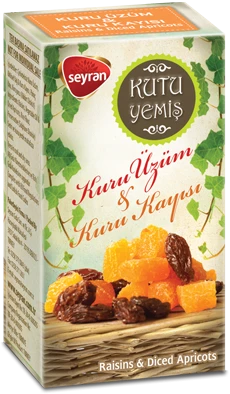 Kutuyemiş Kuru Üzüm & Kuru Kayısı paketi